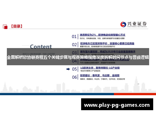 全面解析欧协联赛程五个关键步骤与观赛策略指南深度拆解时间节点与晋级逻辑 全面解析欧协联赛程五个关键步骤与观赛策略指南深度拆解时间节点与晋级逻辑